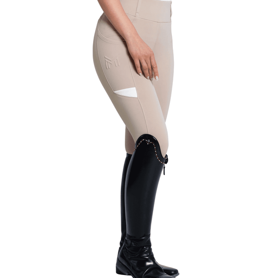 Maximilian Equestrian Tech Riding Leggings Beige by Maximilian Equestrian at  Try a Bit