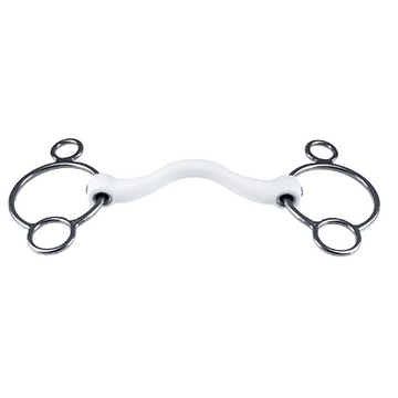 Trust Inno Sense Medium Port - 2 1/2 Ring by Trust Equestrian at  Try A Bit