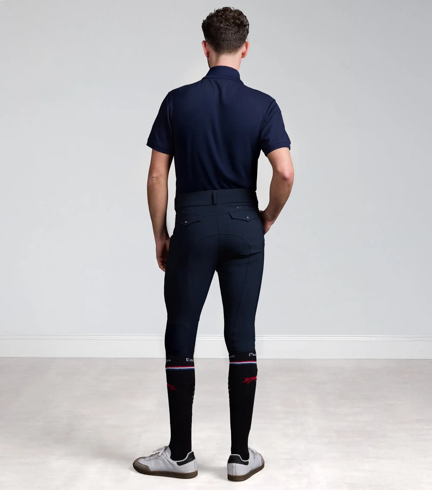 Verismo Men's Gel Knee Riding Breeches Navy