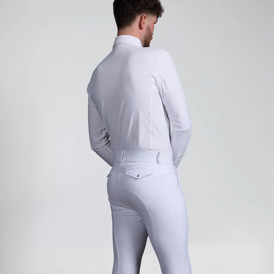 Verismo Men's Gel Knee Riding Breeches White