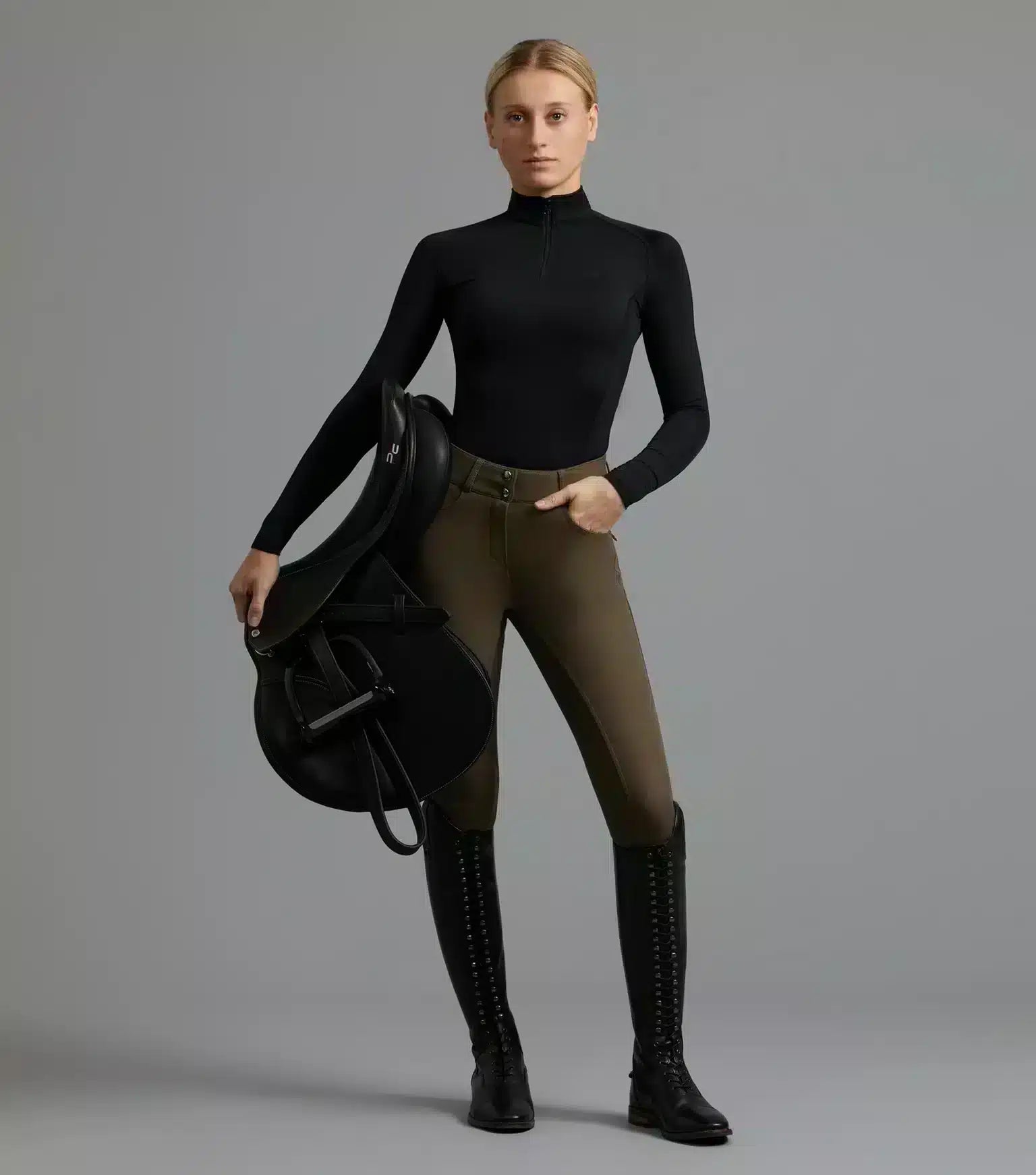 Premier Equine Virtue Ladies Full Seat Gel Riding Breeches by Premier Equine at  Try a Bit