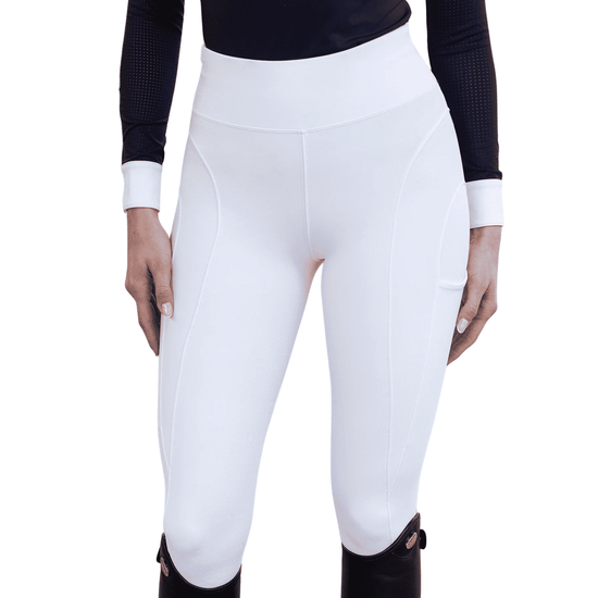 Maximilian Equestrian Outline Riding Leggings White by Maximilian Equestrian at  Try a Bit